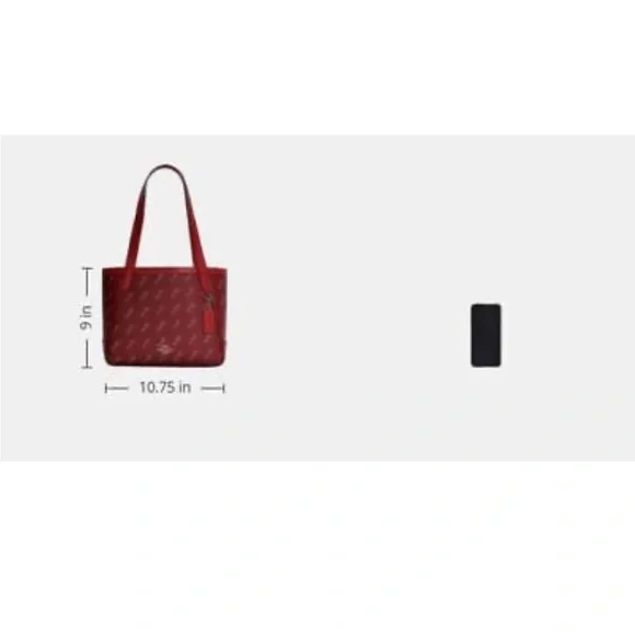 COACH Horse And Carriage Tote 27 With Horse And red - Picture 13 of 13